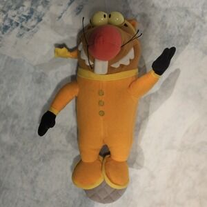 Vintage 1997 Nickelodeon Angry Beavers Norbert Plush Viacom 90s
